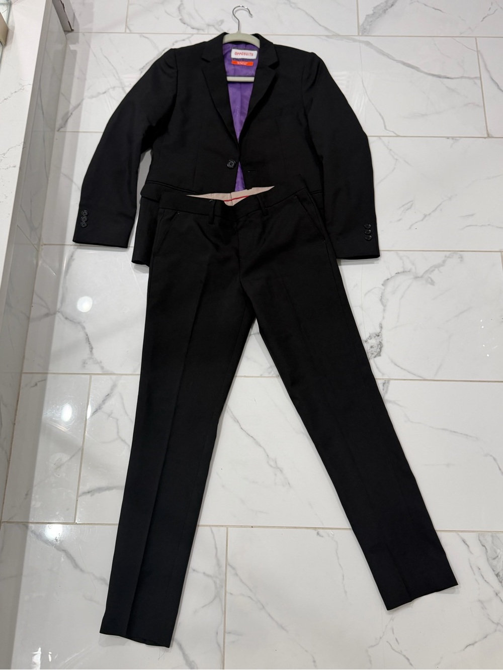 Black Two-Piece Suit Blazer & Pants - Classic Boy’s Formal Wear